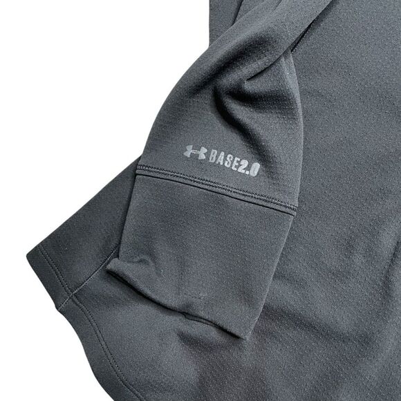 Under Armour Base 2.0 Black Long Sleeve Shirt Size XXL - Picture 7 of 10